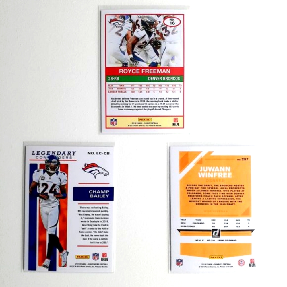 Denver Broncos  9 Card Lot - FTBL [10_1] - Picture 8 of 8